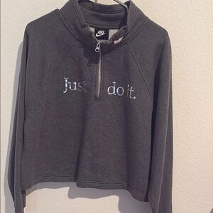 Nike Charcoal Half-Zip Pullover